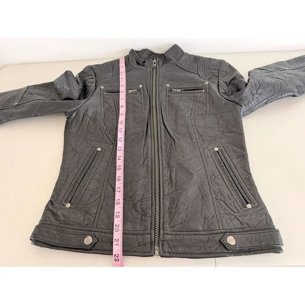 Milwaukee Leather Racer Jacket Women Size XS Black Premium Sheepskin SFL2801 New